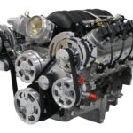 Engines 376CI Crate Engine LS3 Style Aluminum Heads 6.2L Dressed Long block with Polished Pulley